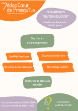 Flyer solidarité - permanences éducatives