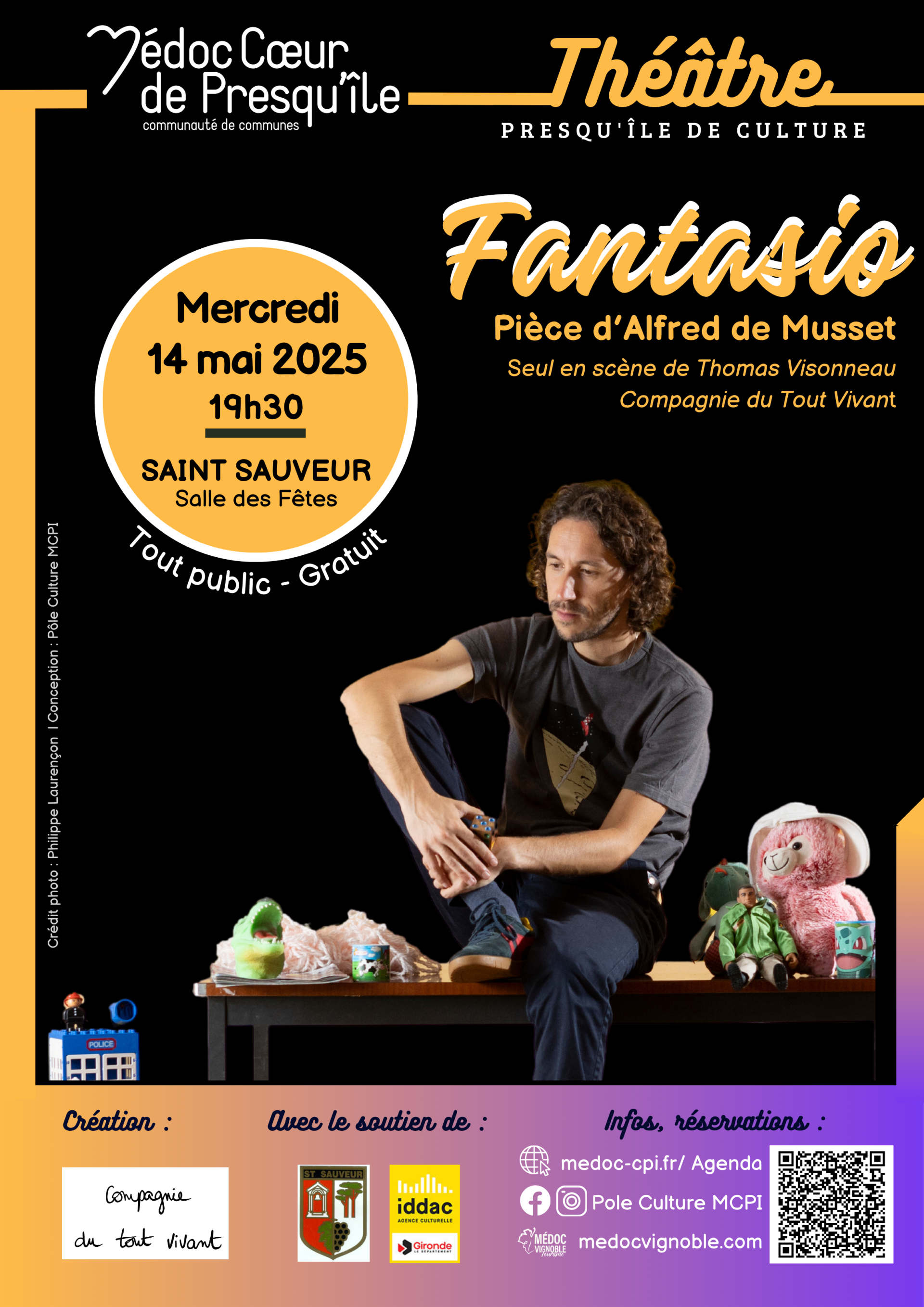 Affiche spectacle Fantasio