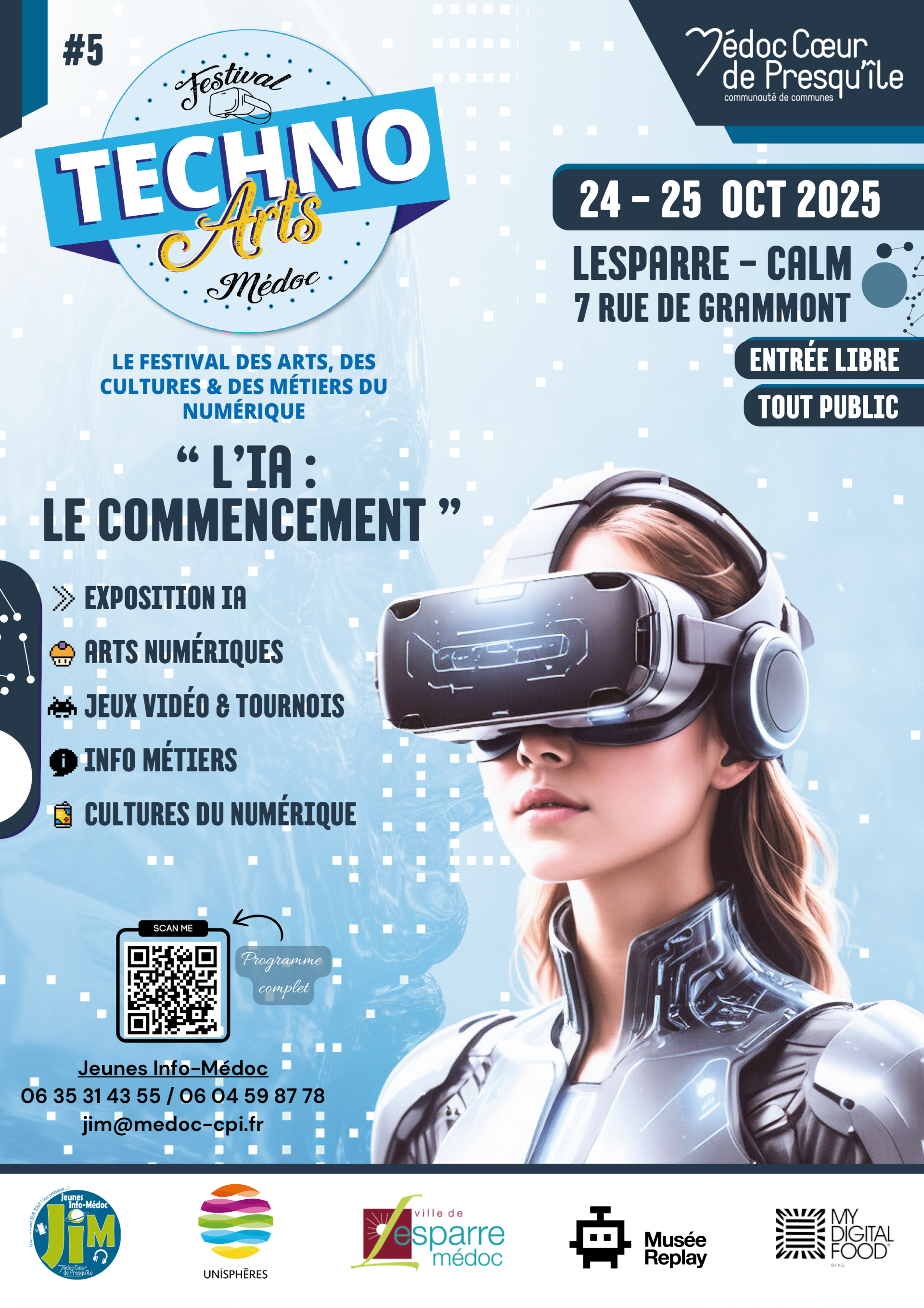Affiche Techno Arts 2025