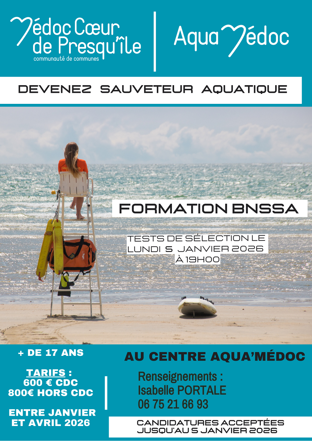 Affiche formation BNSSA CDC MCPI 2026